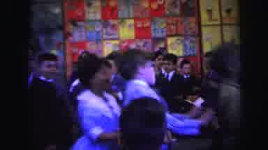 Lynbrook New York (1971): Large Group Of Children In Dresses And Suits Dancing And