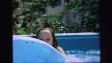 Lynbrook New York (1971): A Little Girls Are Swimming In The Water They Are
