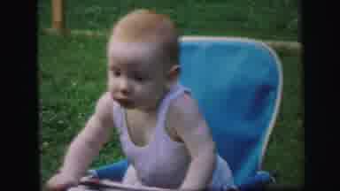 Lynbrook New York (1971): That Baby Is Playing In That Chair For The Ground