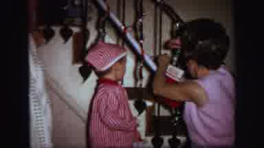Lynbrook New York (1971): The Children's Are Doing To Decorate The House Using