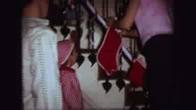 Lynbrook New York (1971): Woman Prepares For The Arrival Of Christmas With Great