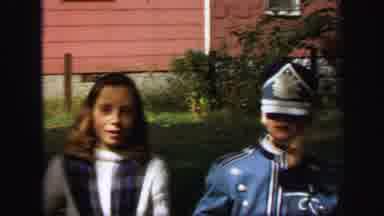 Lynbrook New York (1971): The Two Persons Are Standing Outside Of The House To