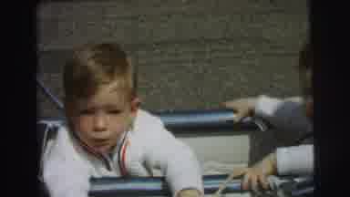 Lynbrook New York (1973): Two Twin Little Boys At The Fourth Of July Parade