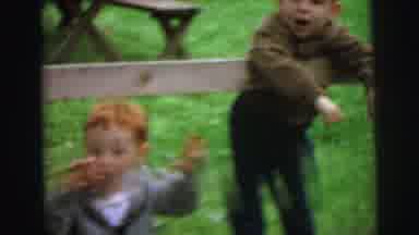 Lynbrook New York (1973): The Childrens Are Playing In The Garden They Are Enjoyed