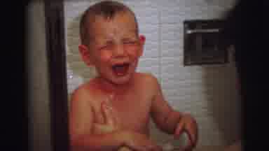 Lynbrook New York (1973): The Baby Is Crying As Her Mother Takes A Bath