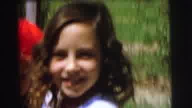 Lynbrook New York (1973): Children Outside One Turns Away To Look At The Other Man