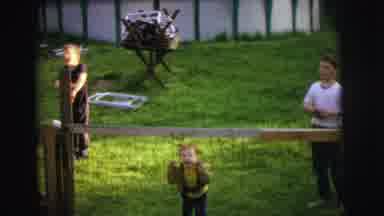 Lynbrook New York (1973): Young Kids Playing Outside And Smiling For The Camera