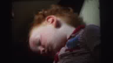 Lynbrook New York (1973): A Small Boy Is Sleeping In The Car And The Another Boy