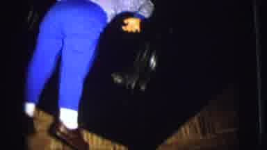 LYNBROOK NEW YORK-1973: Baby Tries To Climb On Couch And Appears To Be Stuck