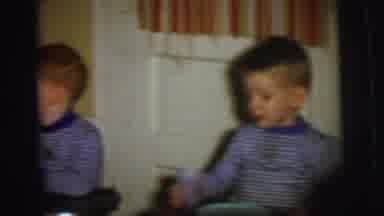 Lynbrook New York (1973): Children Sit Around A Table With A Plate Of Cake In The