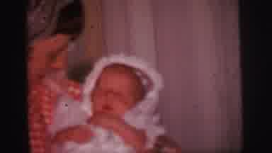 Lynbrook New York (1973): One Lady Putting A Child On Its Hand And Talking