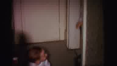 Lynbrook New York (1973): Twin Boys Are In A Hallway One Boy Is On The Floor And