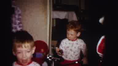 Lynbrook New York (1973): Children On Christmas Playing With Their Toys Family