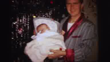 Lynbrook New York (1973): Welcome Newly Born Baby Big Happy Family Celebration