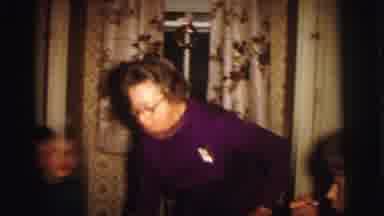 Lynbrook New York (1973): Family Sits Around The Table To Eat Large Dinner