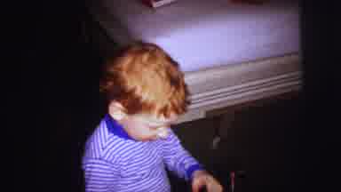 Lynbrook New York (1973): The Baby Was Lying On The Bed And One Little Boy Was