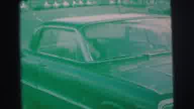 Lynbrook New York (1973): Dog Casually Goes Pee Beside The Sidewalk As Owner