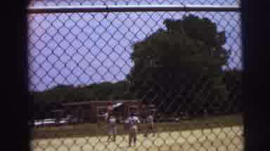 Lynbrook New York (1973): Group Of Baseball Players Play Baseball Out On The Field