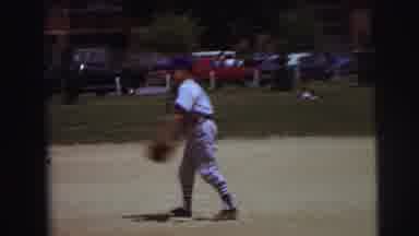 Lynbrook New York (1973): A Little Boy Throws A Ball During A Baseball Game