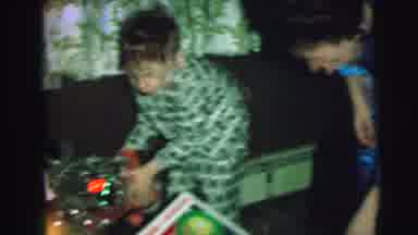 Lynbrook New York (1973): Happy Children At Christmas Are Good Memories Of Good