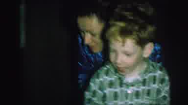 Lynbrook New York (1973): The Little Boy Is Playing Games With His Toys And