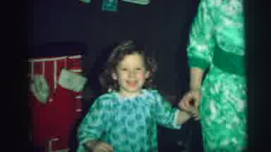 Lynbrook New York (1973): Children Getting Ready For Bed-Time During The Holiday