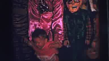 Lynbrook New York (1973): Older Children In Monster Oriental And Tiger Themed
