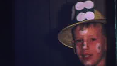 Lynbrook New York (1973): A Family Dressed Up In Costumes For Halloween Sitting In