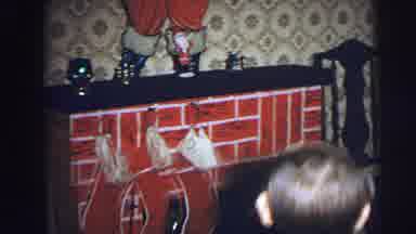 Lynbrook New York (1973): Kids Wearing Green And Red Pajamas Pin Red Christmas
