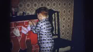 Lynbrook New York (1973): Christmas Stocking Children Happy Joy Heartwarming