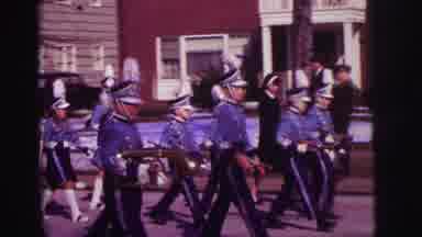 Lynbrook New York (1973): A Childcare Marching Band Walking In A Parade