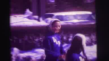 Lynbrook New York (1973): Girls March With Their Batons As Nun Watches Them Go By