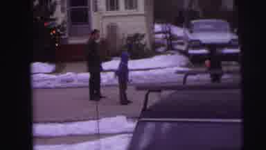Lynbrook New York (1973): Two Young Boys Take A Bath Together During The Winter