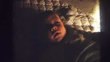 Lynbrook New York (1973): Small Fussy Baby Laying On A Pad And Wrapped In A