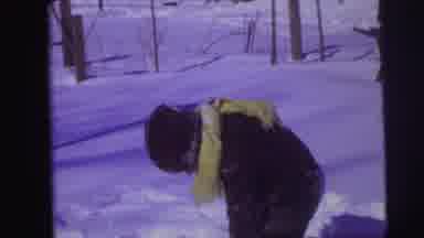 Lynbrook New York (1973): Children Bundled Up Is Coats Scarves Hats And Gloves