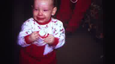 Lynbrook New York (1973): Baby Boy Holding Something In His Hands And Walking