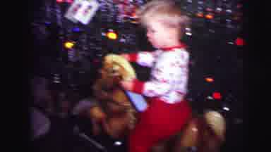 Lynbrook New York (1973): The Childrens Are Playing The Game In The Inside Of The