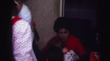 Lynbrook New York (1973): Two Children One Younger Child Playing With Adult In Red