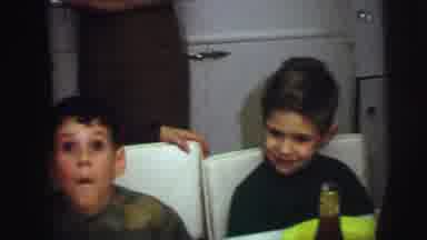 Lynbrook New York (1973): Three Boys Sat At A Table For A Party With One Joking