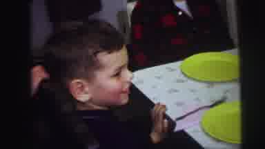 Lynbrook New York (1973): A Little Boys Are Waiting For Food In The Dining Hall