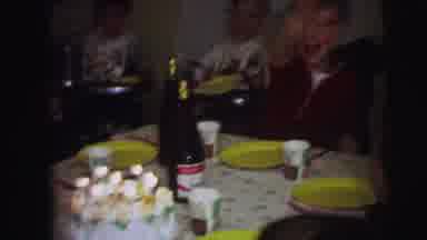 Lynbrook New York (1973): Kids Sit Around Dinner Table For Birthday Party And 2