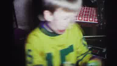 Lynbrook New York (1973): Woman Smoking Next To Boy In High Chair Two Boys Playing
