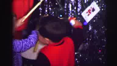 Lynbrook New York (1973): Two Lads Are Playing The Drum Kept Near To The Decorated