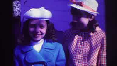 Lynbrook New York (1973): Children Outside In The Fall Playing With A Lady