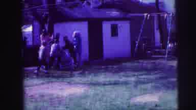 Lynbrook New York (1973): Children Play In A Very Well-Kept Outdoor Area Including