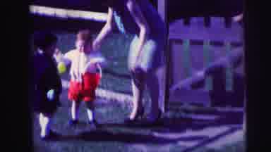 Lynbrook New York (1973): A Little Boy Playing With His Friends In The Park And
