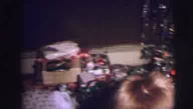 LYNBROOK NEW YORK-1973: Children Receive Their Gifts On Lively And Long-Awaited