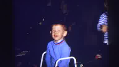 Lynbrook New York (1973): A Child Is Playing In The Garden With His Mother