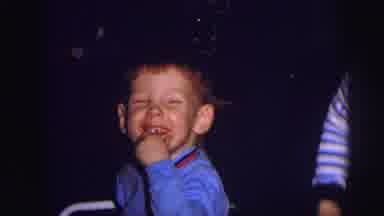 Lynbrook New York (1973): A Little Child Driver His Toy Car And They Enjoying The