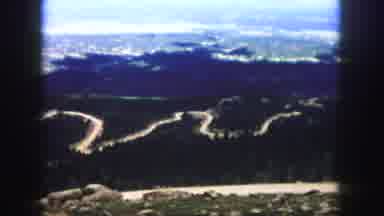 Colorado Springs USA (1958): The Muddy Road Below The Hills Is Beautiful To Behold